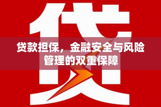 友谊贷款担保，金融安全与风险管理的双重保障