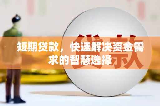 张湾短期贷款，快速解决资金需求的智慧选择