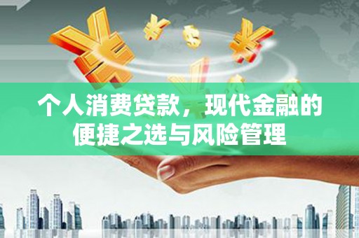 莎车个人消费贷款，现代金融的便捷之选与风险管理
