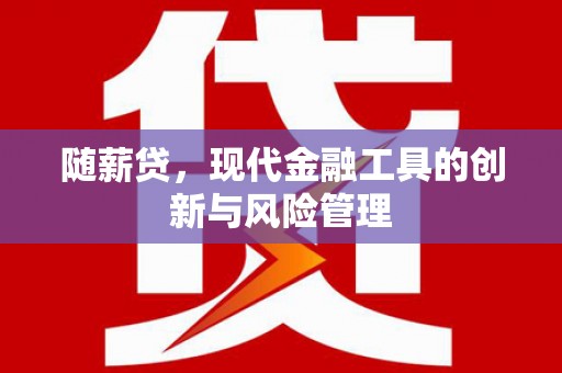 龙文随薪贷，现代金融工具的创新与风险管理