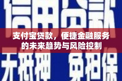 小金支付宝贷款，便捷金融服务的未来趋势与风险控制