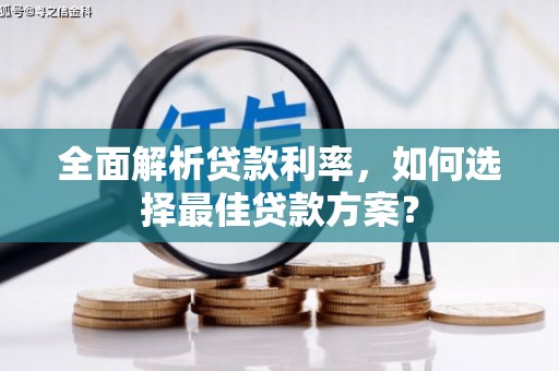 阳新全面解析贷款利率，如何选择最佳贷款方案？