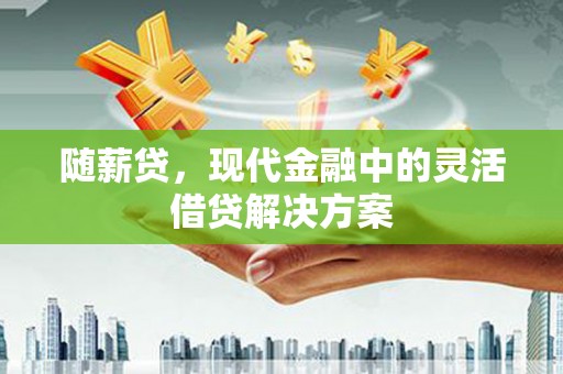 沈河随薪贷，现代金融中的灵活借贷解决方案