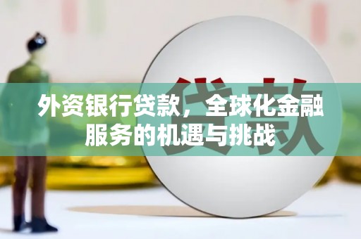 硚口外资银行贷款，全球化金融服务的机遇与挑战
