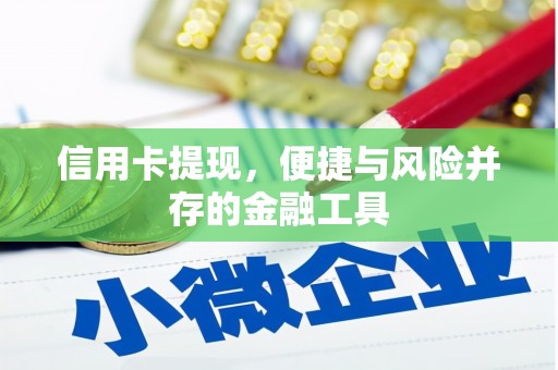 泾县信用卡提现，便捷与风险并存的金融工具