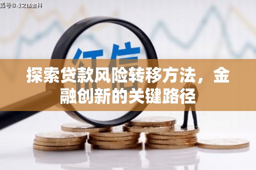 凤城探索贷款风险转移方法，金融创新的关键路径