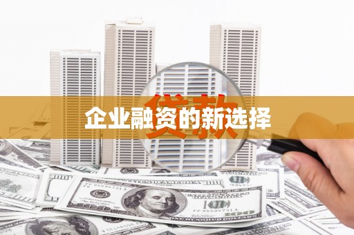 睢阳企业融资的新选择